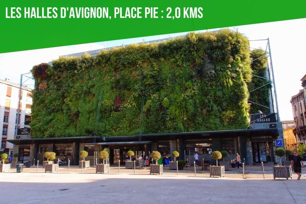 La Glycine - Parking Gratuit - Ac Clim - Cour Prive - Apartment Villeneuve-les-Avignon Exterior photo